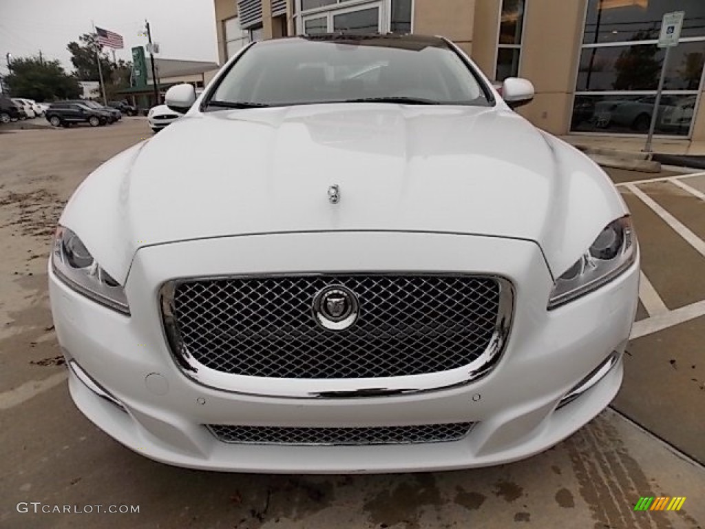 Polaris White 2012 Jaguar XJ XJL Portfolio Exterior Photo #88205223