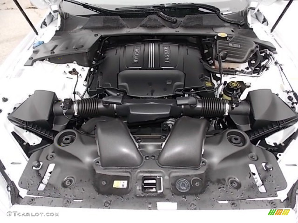 2012 Jaguar XJ XJL Portfolio Engine Photos