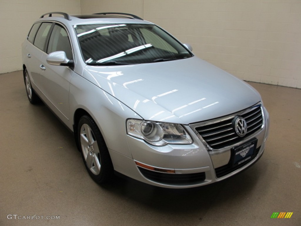 2008 Passat Turbo Wagon - Reflex Silver / Black photo #1