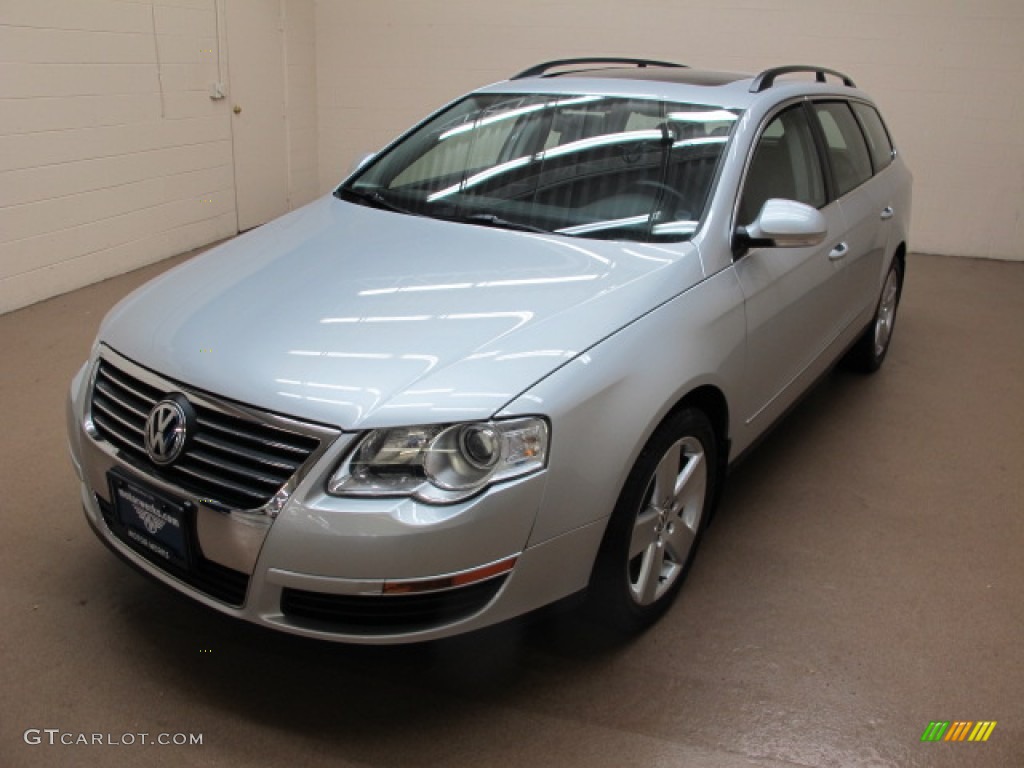 2008 Passat Turbo Wagon - Reflex Silver / Black photo #4