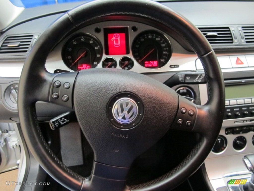 2008 Passat Turbo Wagon - Reflex Silver / Black photo #30
