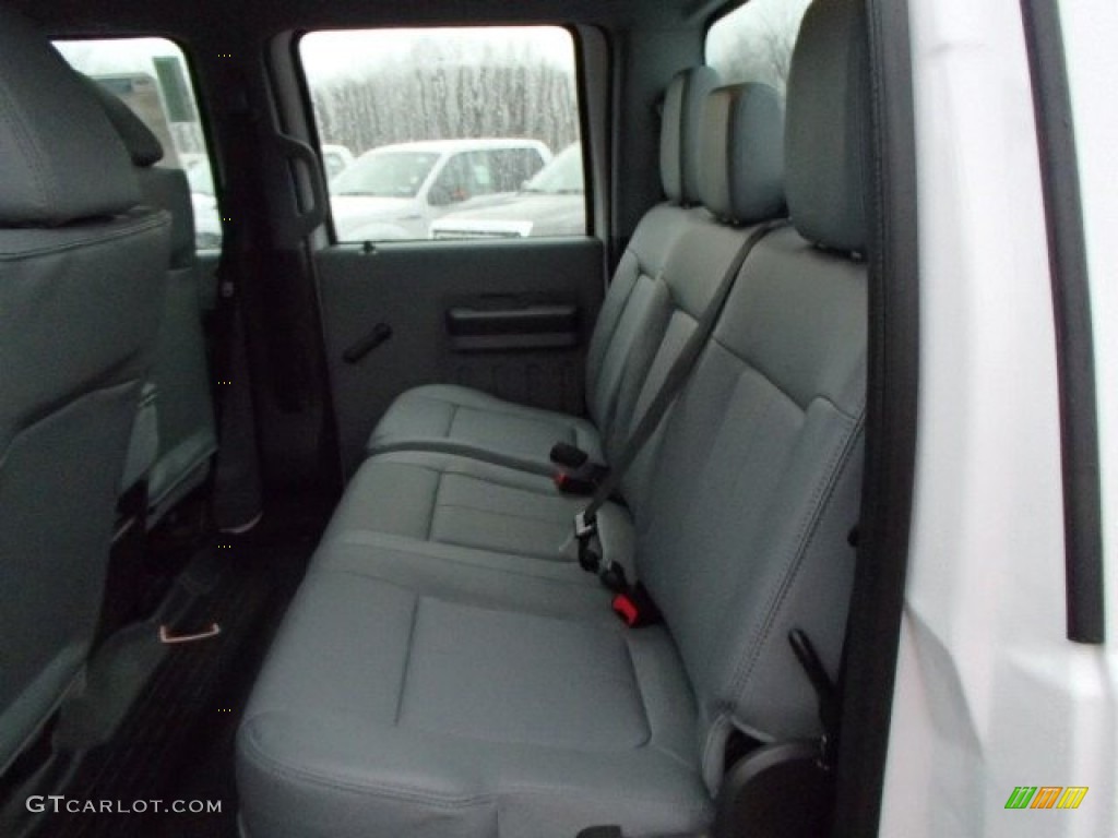 2014 Ford F350 Super Duty XL Crew Cab 4x4 Dually Rear Seat Photo #88207852