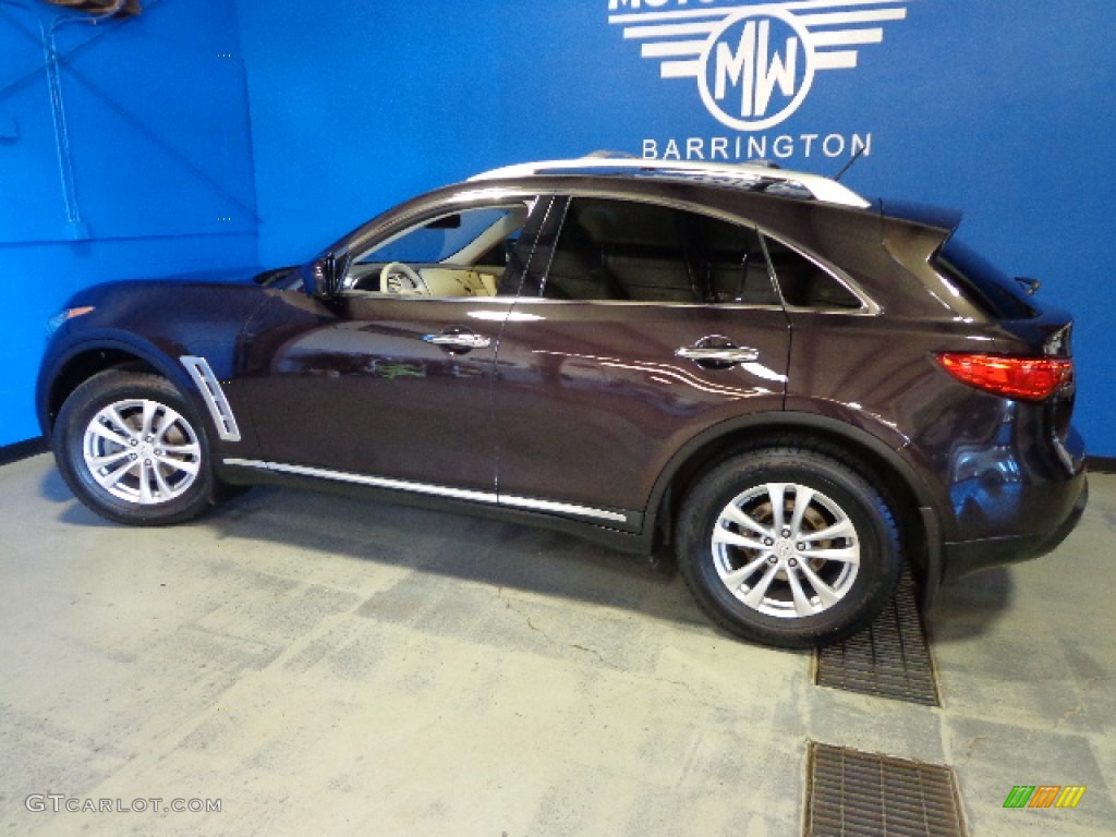 2010 FX 35 AWD - Midnight Mocha / Wheat photo #19