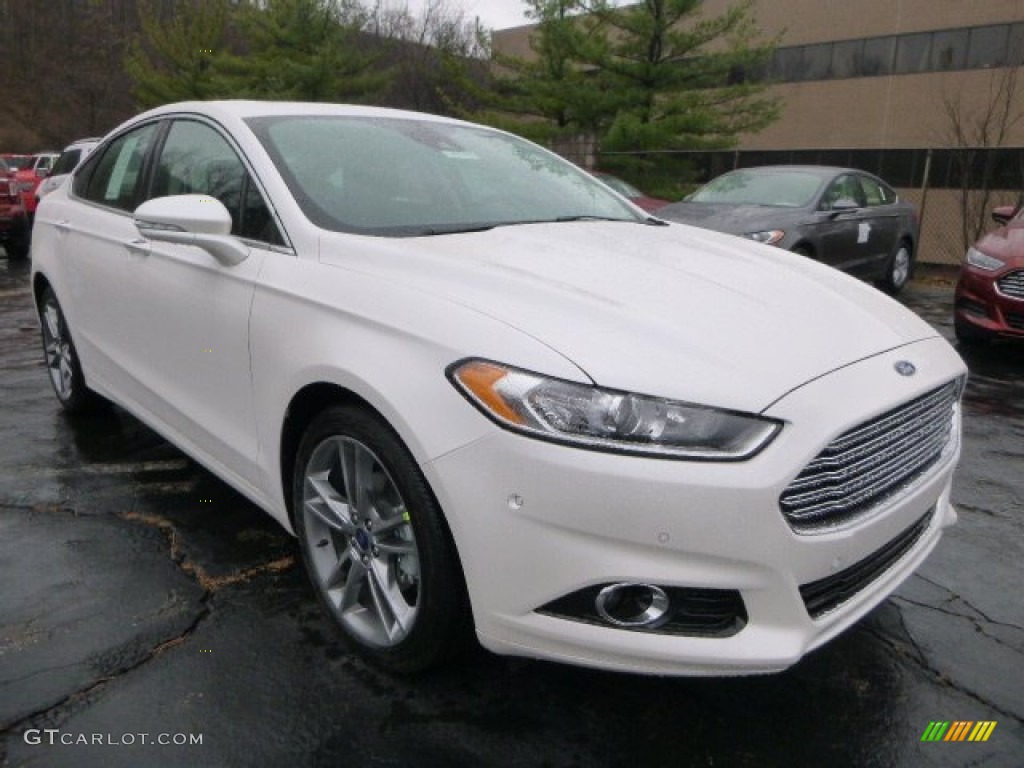 White Platinum Ford Fusion