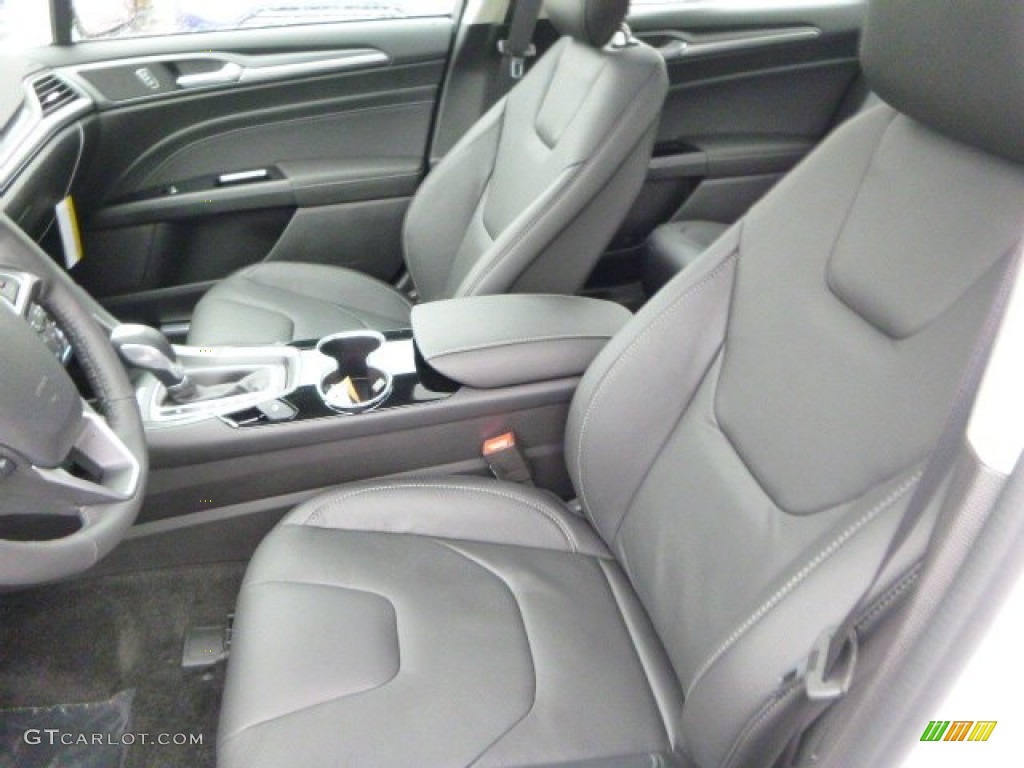 2014 Ford Fusion Titanium AWD Front Seat Photo #88208280