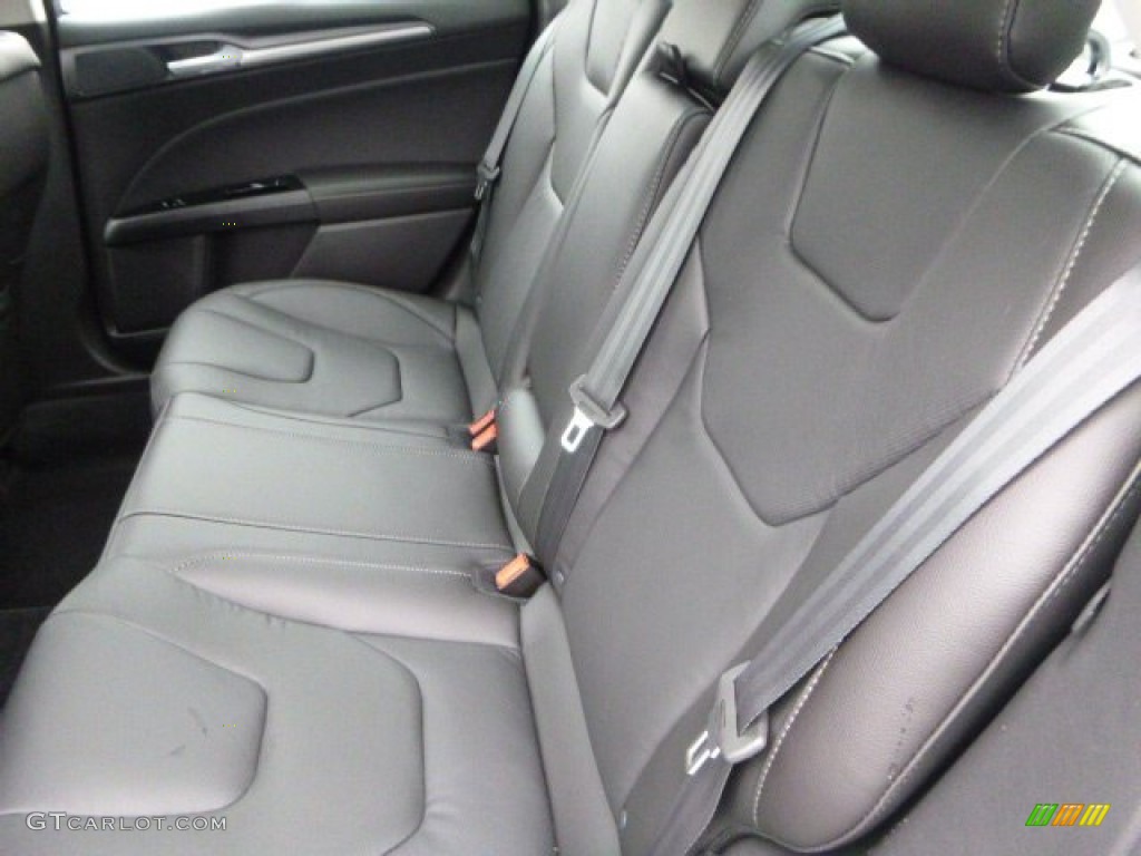 Charcoal Black Interior 2014 Ford Fusion Titanium AWD Photo #88208304