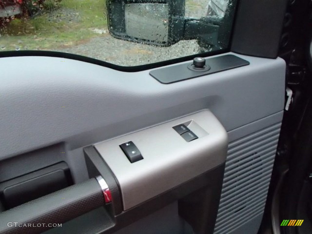2014 F350 Super Duty XLT Regular Cab 4x4 - Sterling Gray Metallic / Steel photo #14