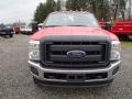 2014 Vermillion Red Ford F250 Super Duty XL SuperCab 4x4 Utility Truck  photo #3