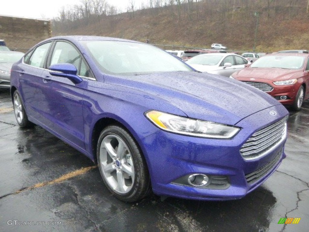 Deep Impact Blue Ford Fusion