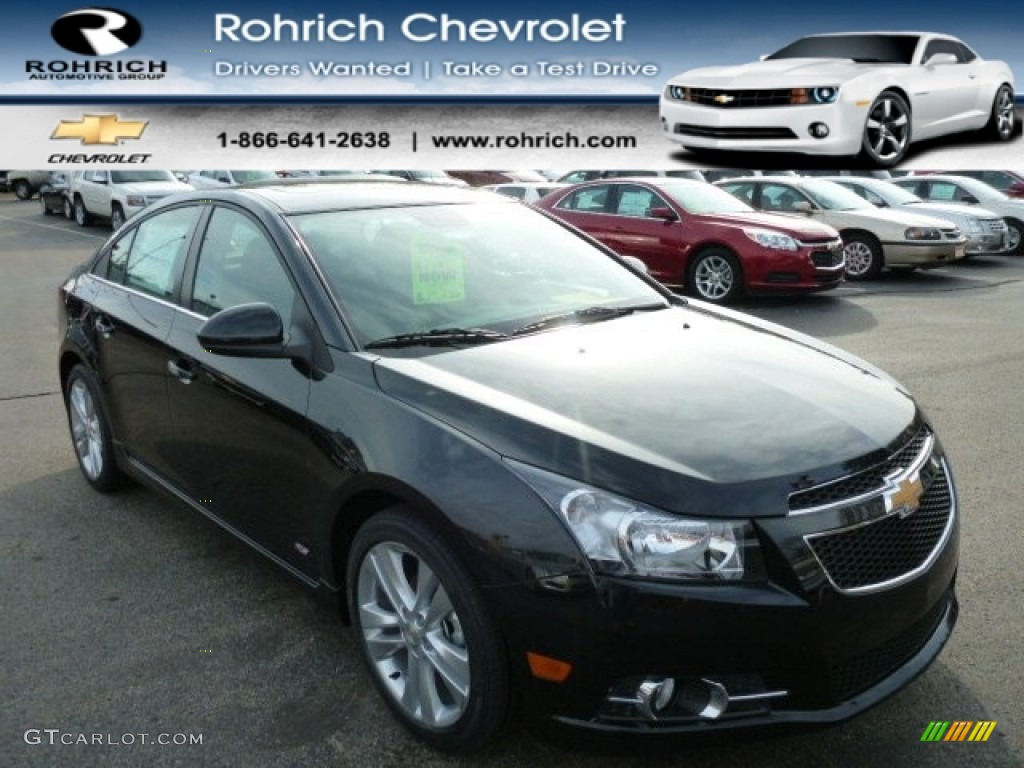2014 Cruze LTZ - Black Granite Metallic / Jet Black photo #1