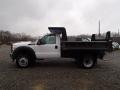Oxford White - F450 Super Duty XL Regular Cab 4x4 Dump Truck Photo No. 5