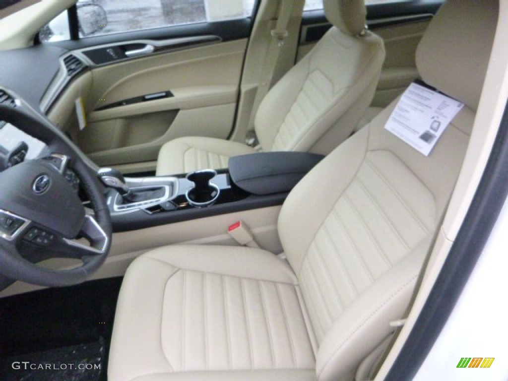 2014 Ford Fusion SE EcoBoost Front Seat Photo #88209678