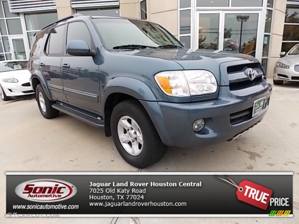2007 Sequoia SR5 - Bluesteel Mica / Light Charcoal photo #1