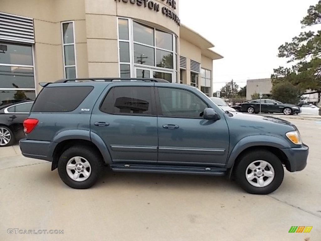 2007 Sequoia SR5 - Bluesteel Mica / Light Charcoal photo #6