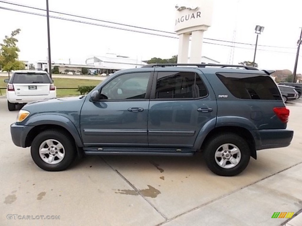 2007 Sequoia SR5 - Bluesteel Mica / Light Charcoal photo #10