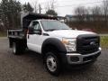 Oxford White 2014 Ford F450 Super Duty XL Regular Cab 4x4 Dump Truck Exterior