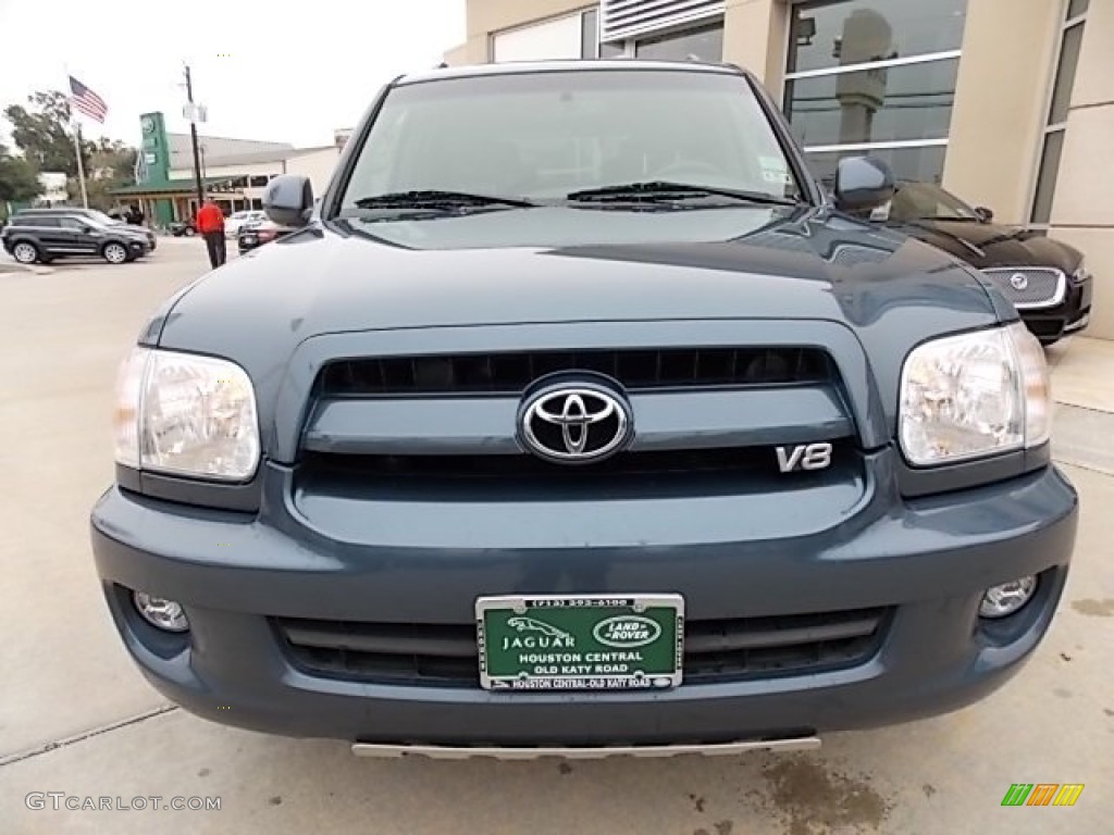 2007 Sequoia SR5 - Bluesteel Mica / Light Charcoal photo #12