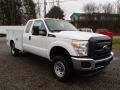Oxford White 2014 Ford F350 Super Duty XL SuperCab 4x4 Utility Truck Exterior