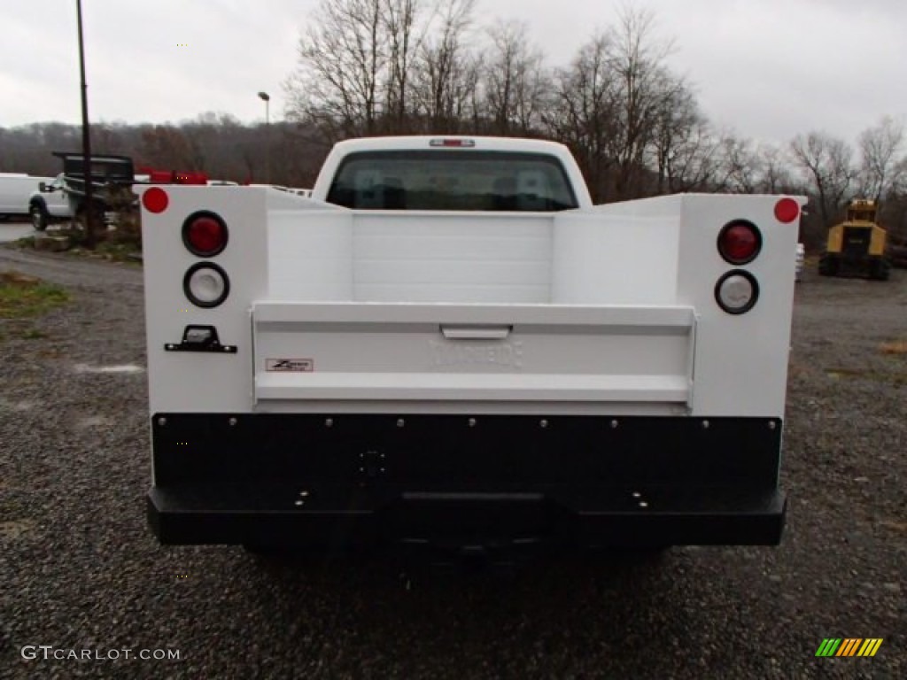 2014 F350 Super Duty XL SuperCab 4x4 Utility Truck - Oxford White / Steel photo #7