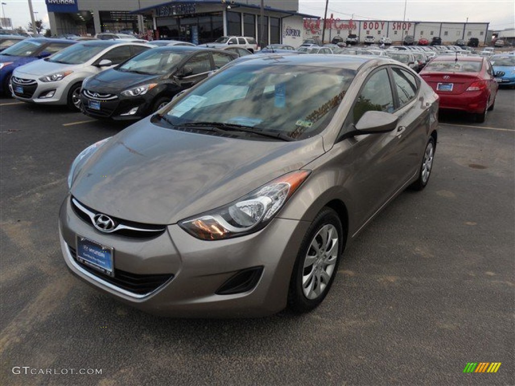 2012 Elantra GLS - Desert Bronze / Beige photo #1