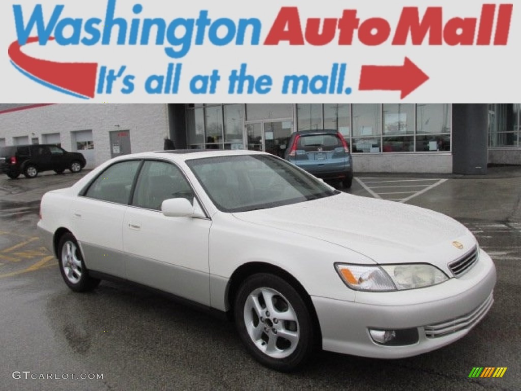2000 ES 300 Sedan - Diamond White Pearl / Ivory photo #1