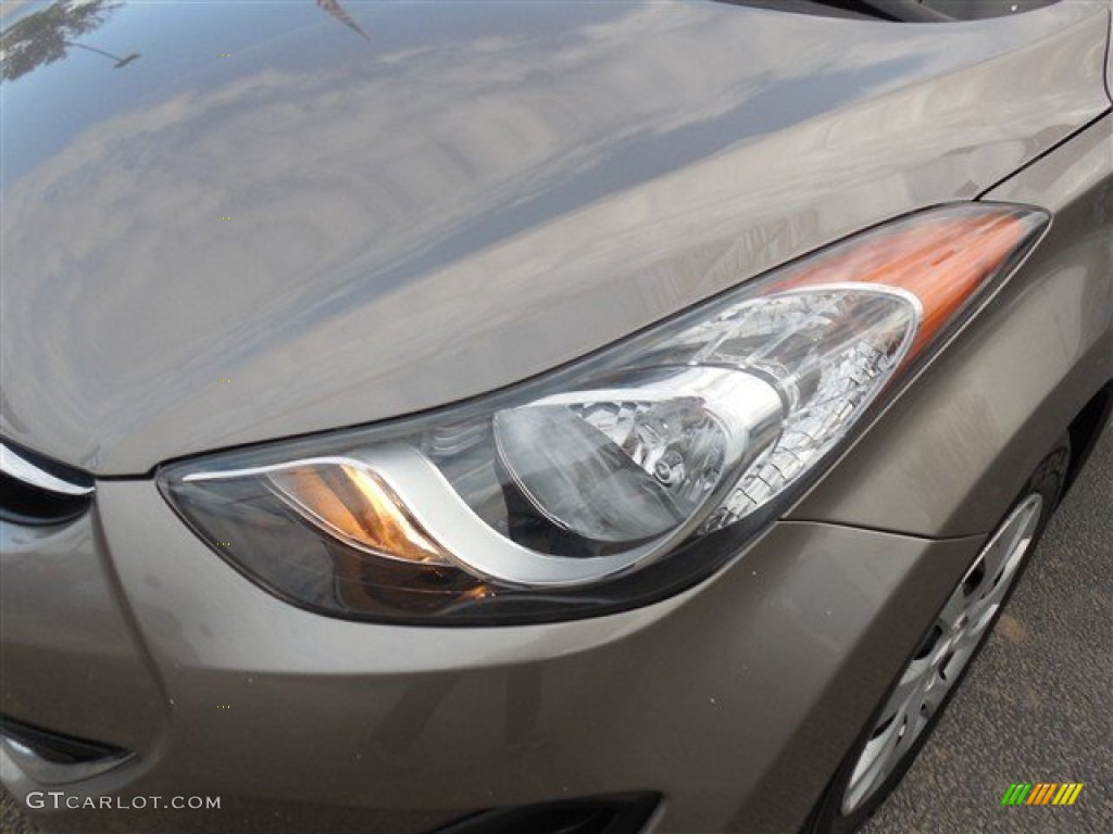 2012 Elantra GLS - Desert Bronze / Beige photo #4
