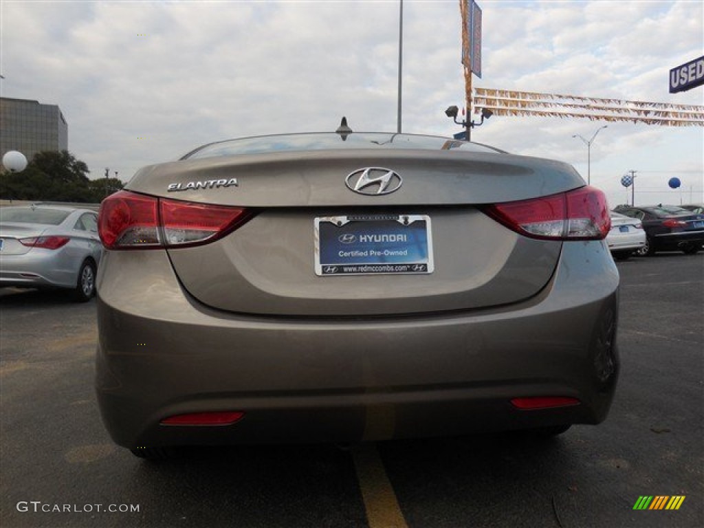 2012 Elantra GLS - Desert Bronze / Beige photo #9