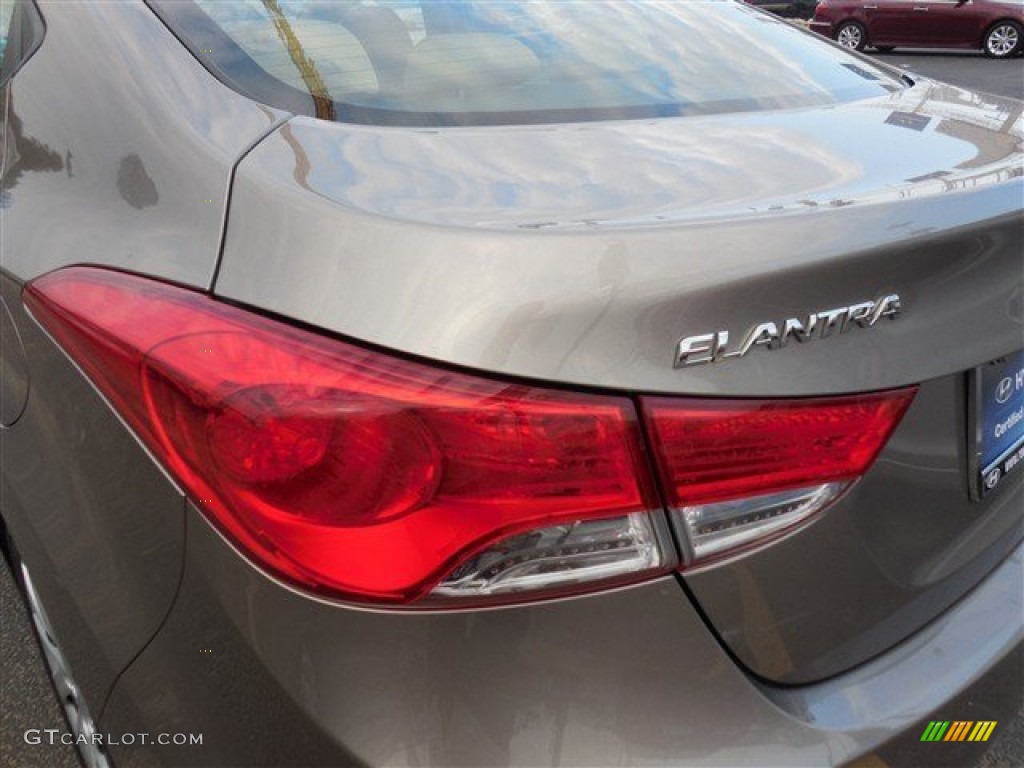 2012 Elantra GLS - Desert Bronze / Beige photo #10