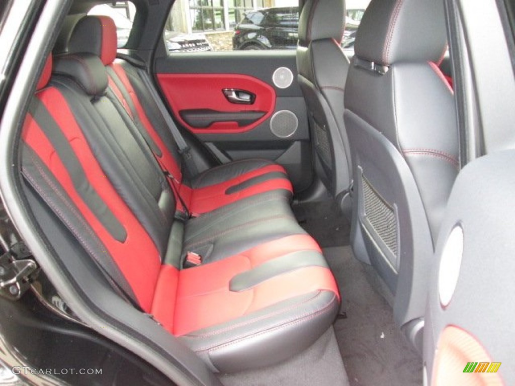 Dynamic Ebony/Pimento Interior 2013 Land Rover Range Rover Evoque Dynamic Photo #88211637