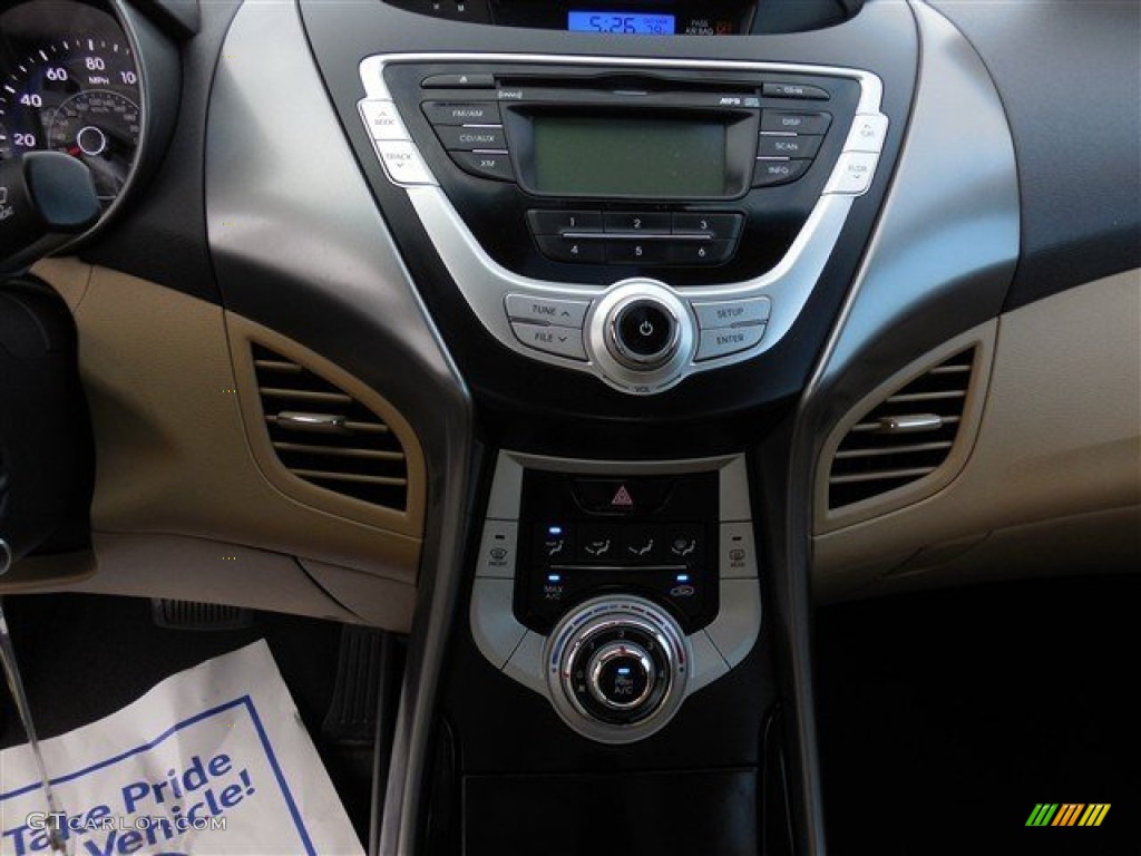 2012 Elantra GLS - Desert Bronze / Beige photo #20