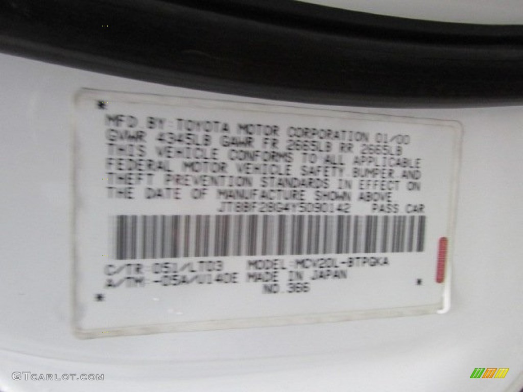 2000 ES 300 Sedan - Diamond White Pearl / Ivory photo #19