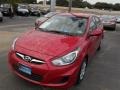 2013 Boston Red Hyundai Accent GLS 4 Door  photo #1