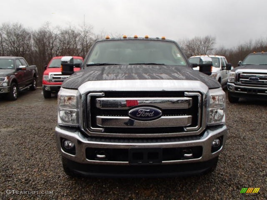 2014 F250 Super Duty XLT SuperCab 4x4 - Kodiak Brown Metallic / Adobe photo #3