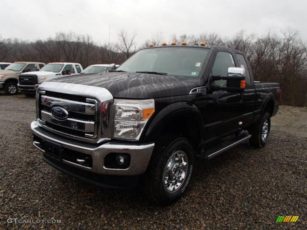 2014 F250 Super Duty XLT SuperCab 4x4 - Kodiak Brown Metallic / Adobe photo #4