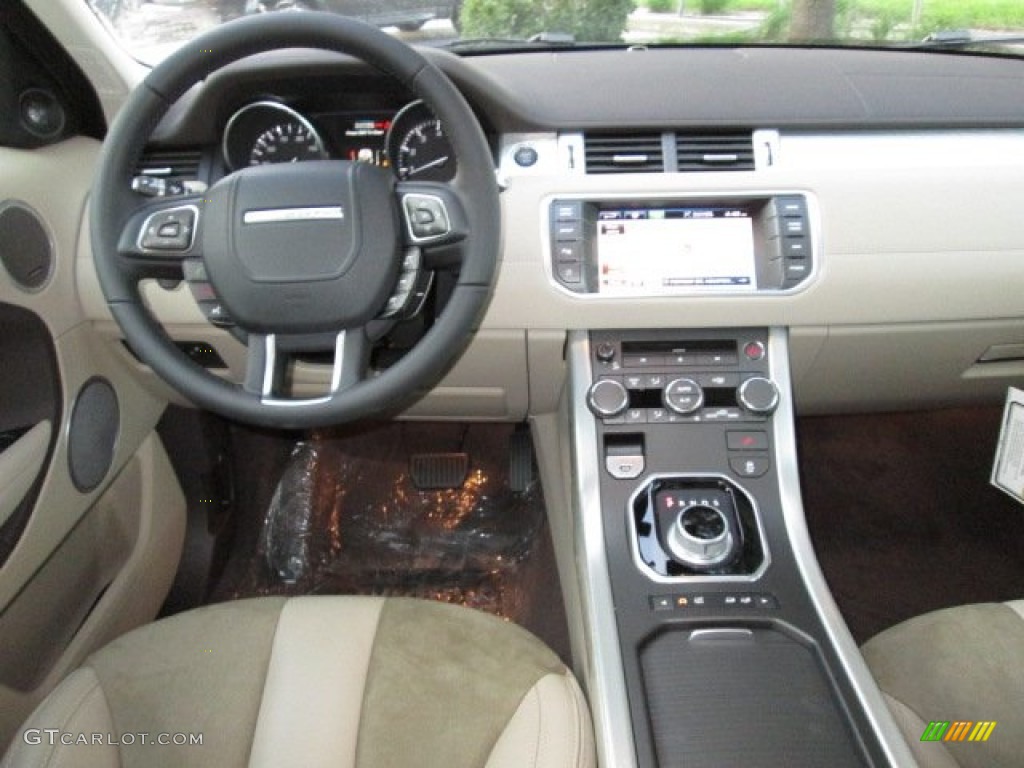 2013 Land Rover Range Rover Evoque Pure Almond/Espresso Dashboard Photo #88212534
