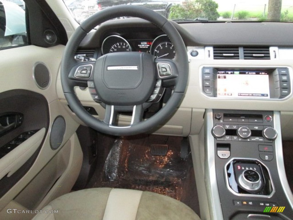 2013 Land Rover Range Rover Evoque Pure Almond/Espresso Dashboard Photo #88212555