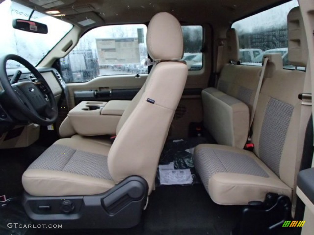 Adobe Interior 2014 Ford F250 Super Duty XLT SuperCab 4x4 Photo #88212583