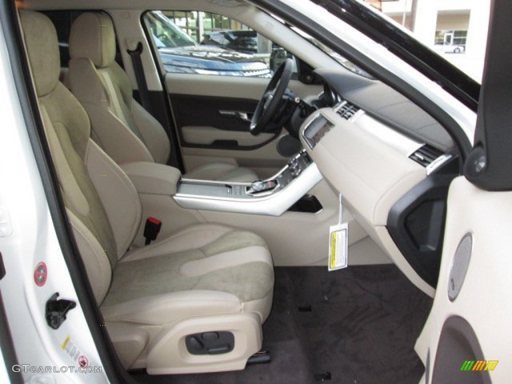 Almond/Espresso Interior 2013 Land Rover Range Rover Evoque Pure Photo #88212654