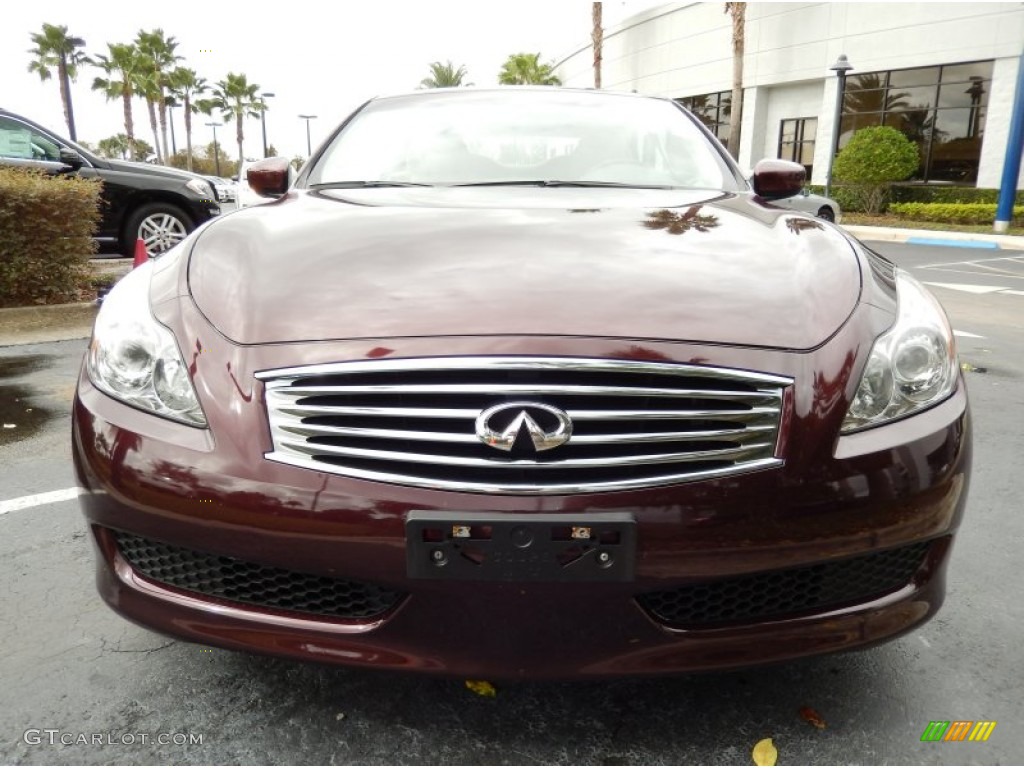 2010 G 37 Convertible - Midnight Red Garnet / Wheat photo #2