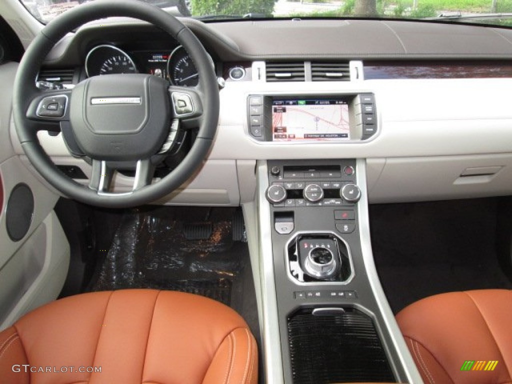 Tan/Ivory/Espresso Interior 2013 Land Rover Range Rover Evoque Pure Photo #88213002