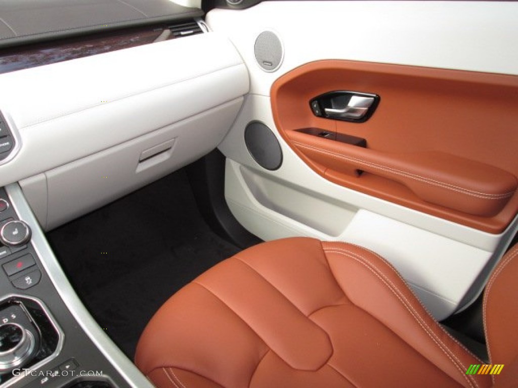 Tan/Ivory/Espresso Interior 2013 Land Rover Range Rover Evoque Pure Photo #88213048