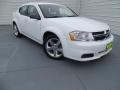 Bright White 2012 Dodge Avenger SE