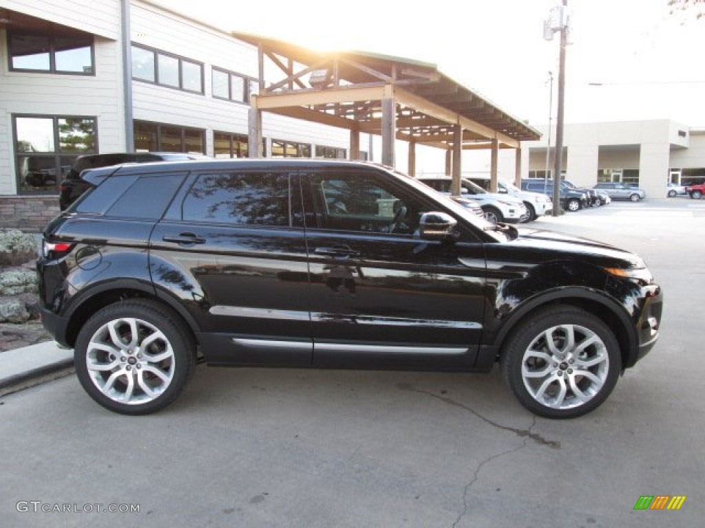 2013 Range Rover Evoque Pure - Santorini Black Metallic / Ebony photo #9