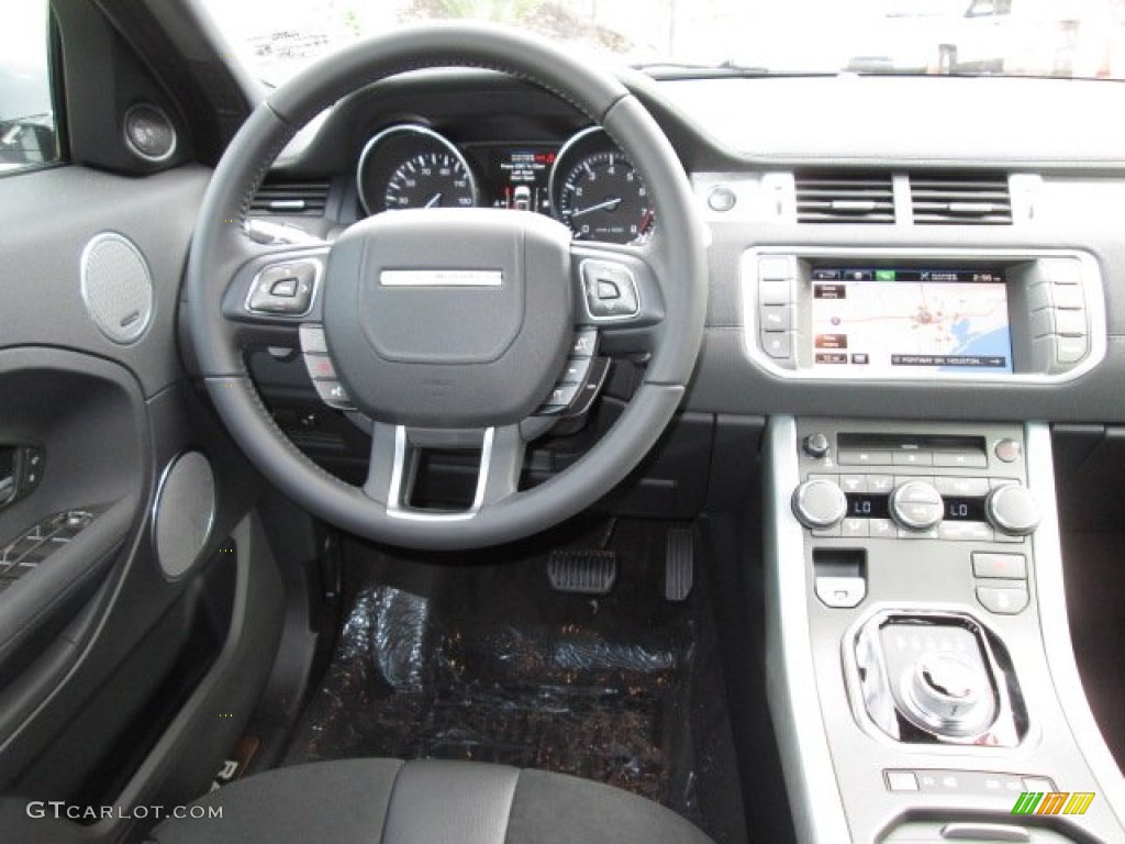 2013 Land Rover Range Rover Evoque Pure Ebony Dashboard Photo #88214494