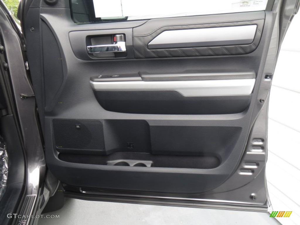 2014 Tundra Platinum Crewmax - Magnetic Gray Metallic / Black photo #17