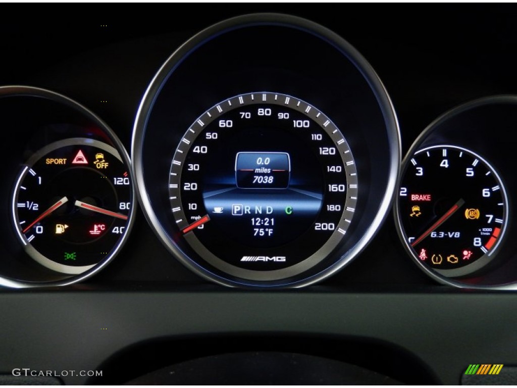 2013 Mercedes-Benz C 63 AMG Gauges Photo #88214625