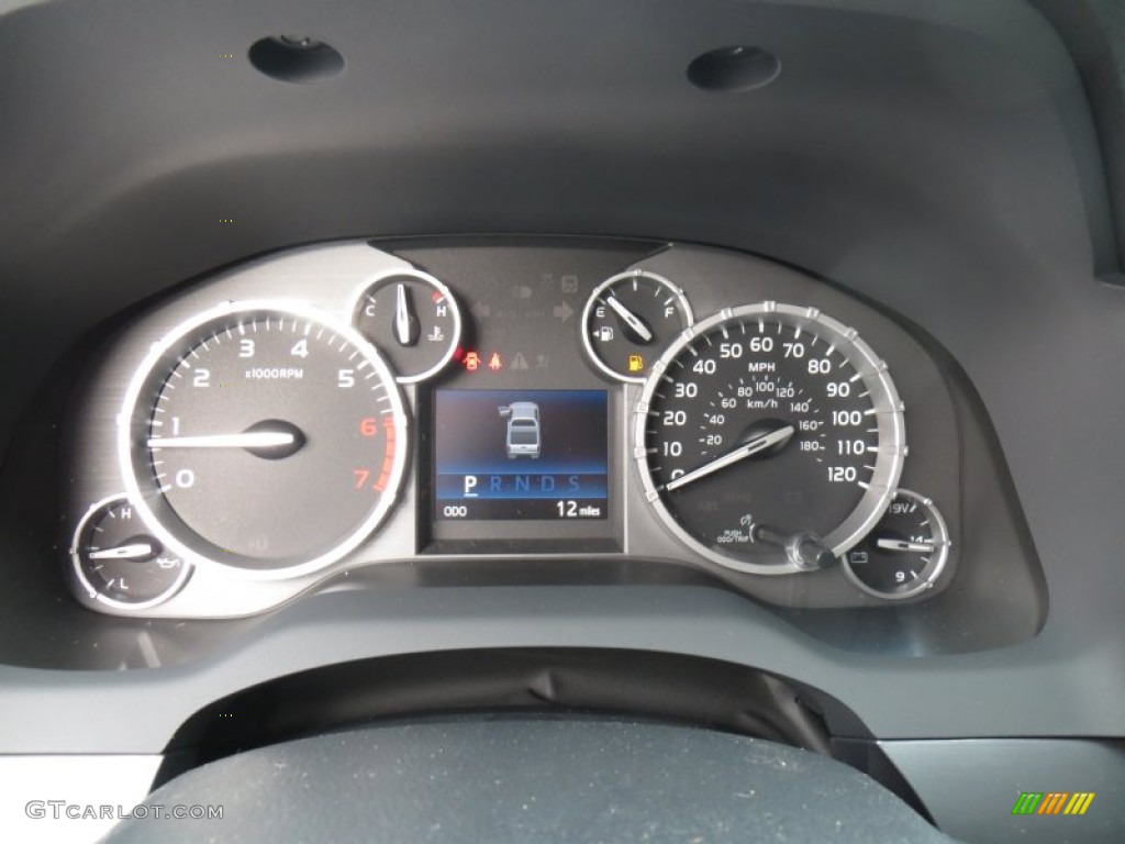 2014 Tundra Platinum Crewmax - Magnetic Gray Metallic / Black photo #32