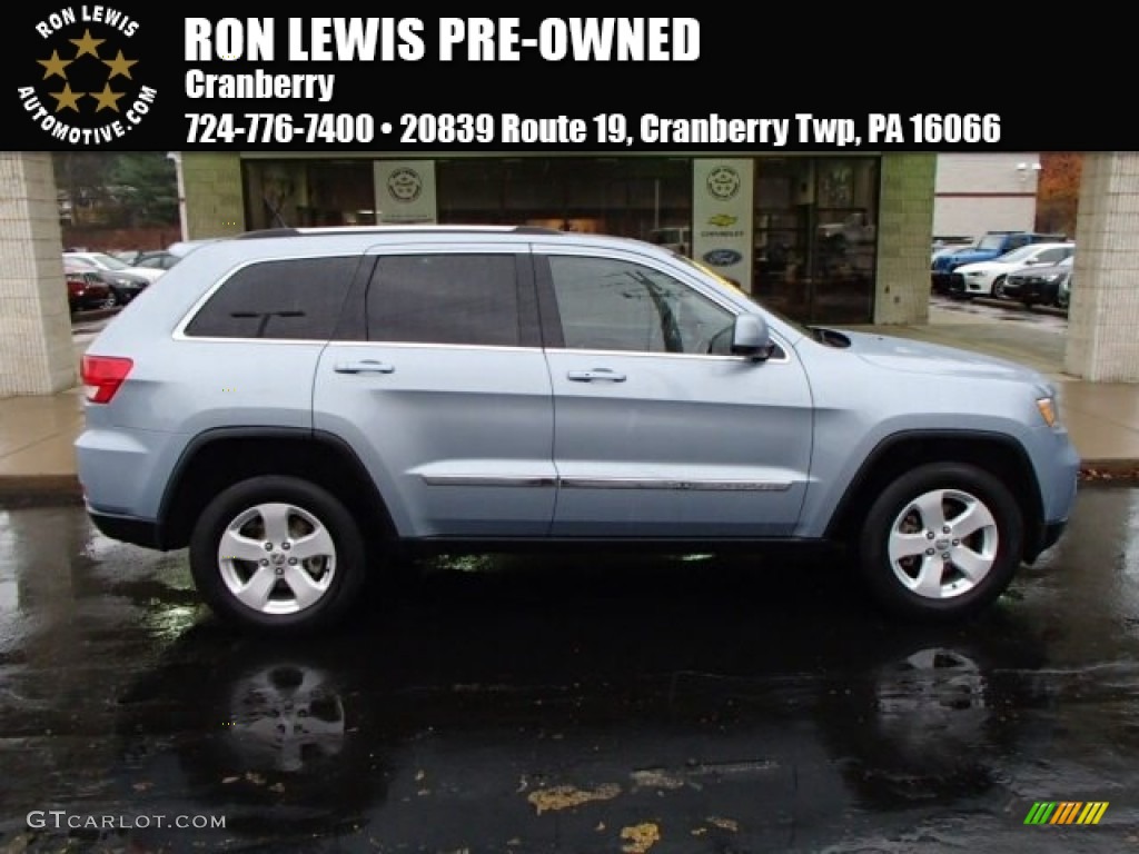 2012 Grand Cherokee Laredo 4x4 - Winter Chill / Black photo #1