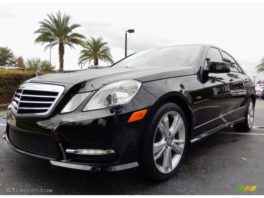 Black 2012 Mercedes-Benz E 350 Sedan Exterior Photo #88215405