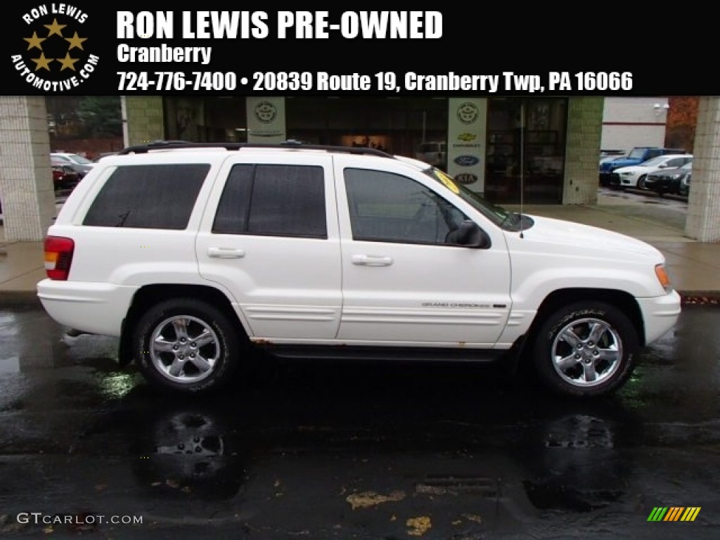 2003 Grand Cherokee Limited 4x4 - Stone White / Dark Slate Gray photo #1